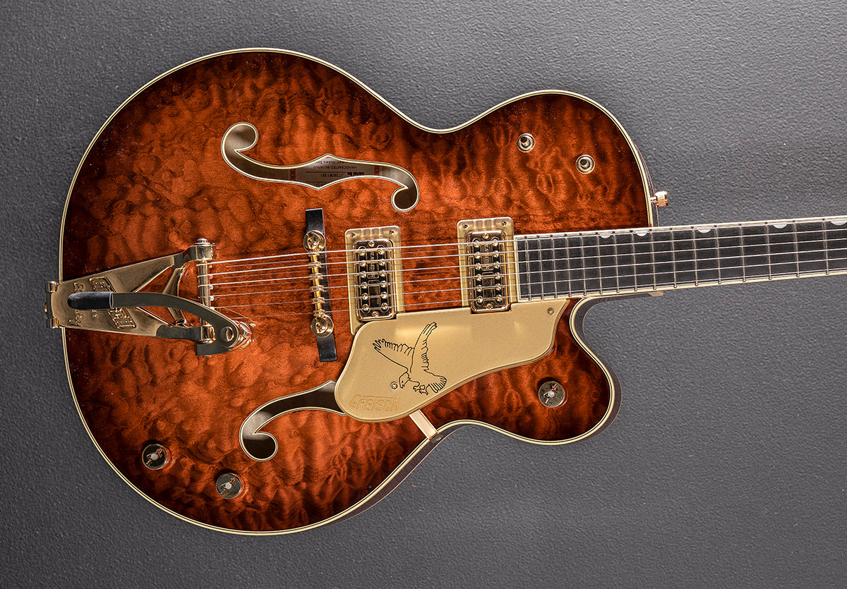 G6136TGQM-59 Limited Edition Quilt Classic Falcon w/Bigsby - Forge
