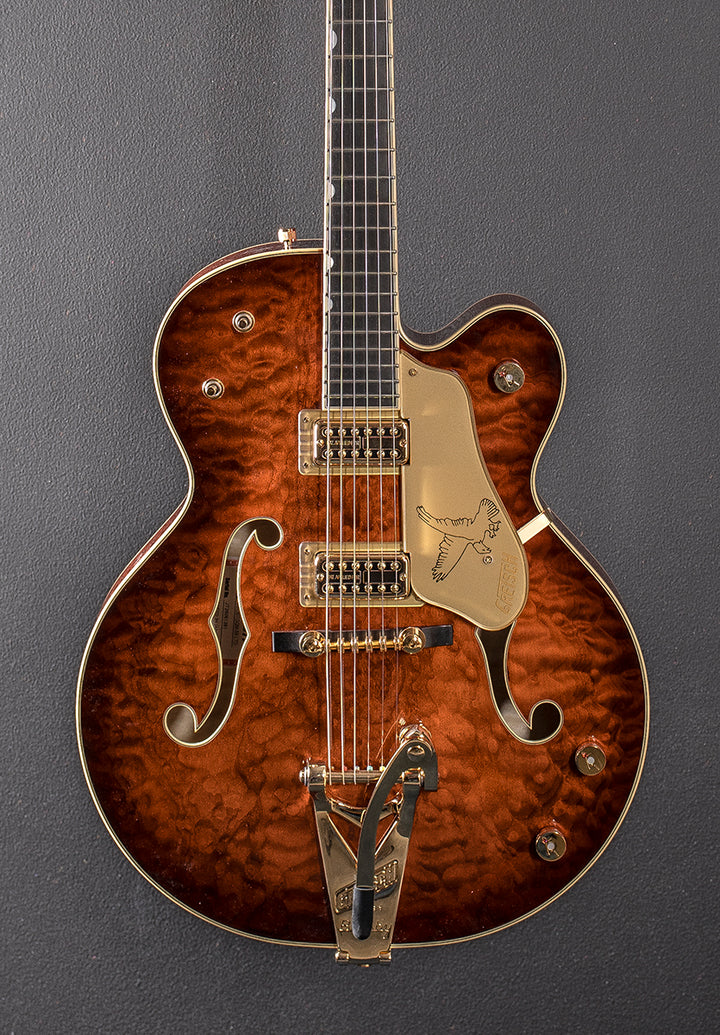 G6136TGQM-59 Limited Edition Quilt Classic Falcon w/Bigsby - Forge Glow