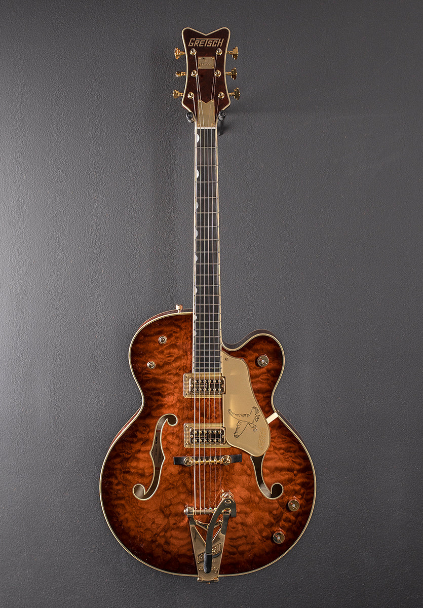 G6136TGQM-59 Limited Edition Quilt Classic Falcon w/Bigsby - Forge Glow