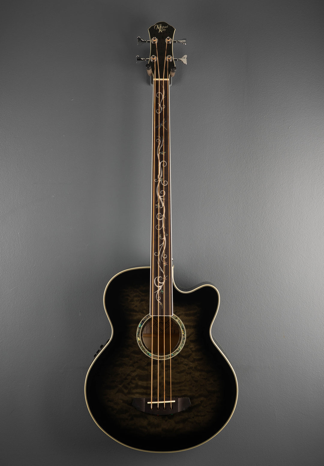 Dragonfly 4 Fretless  Bass - Smoke Burst