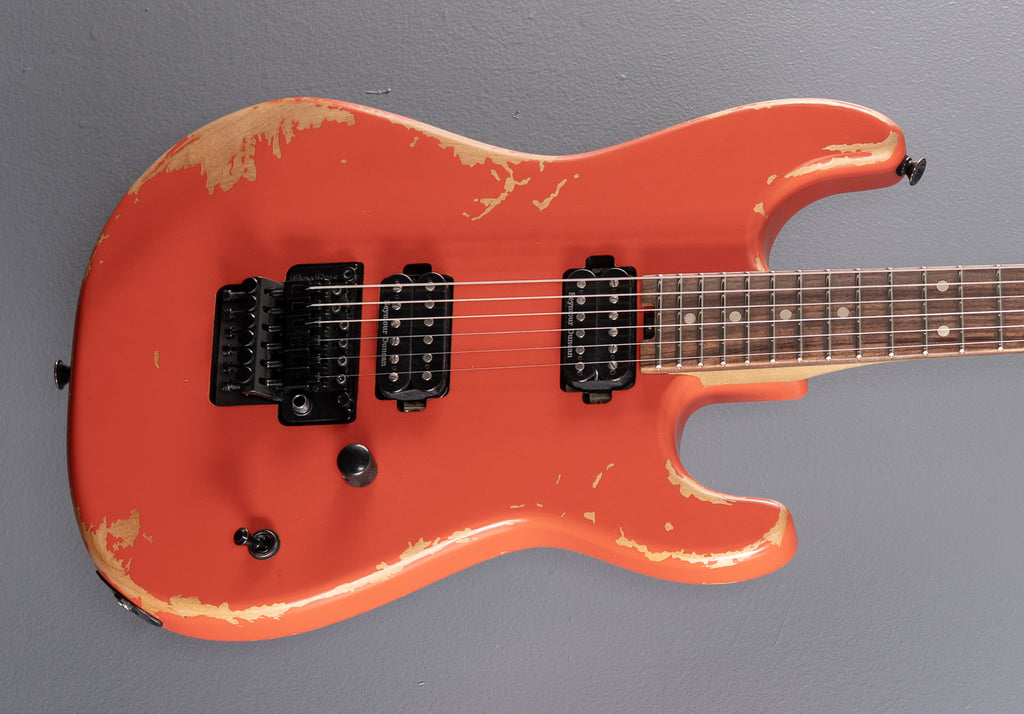 Orange charvel clearance