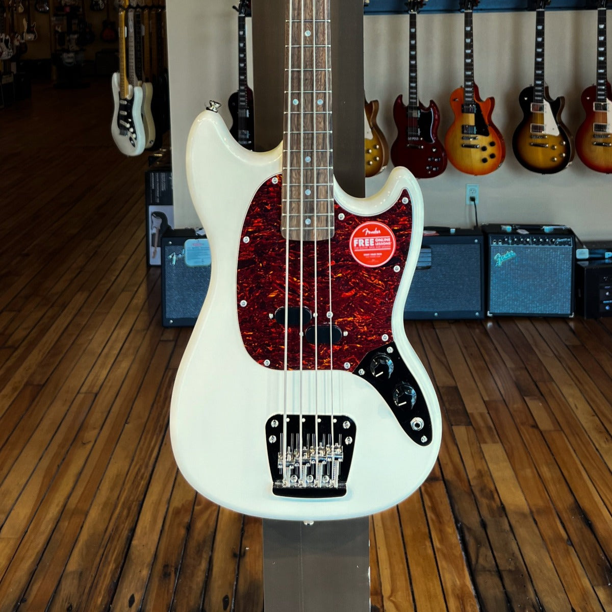 Classic Vibe 60’s Mustang Bass - Olympic White