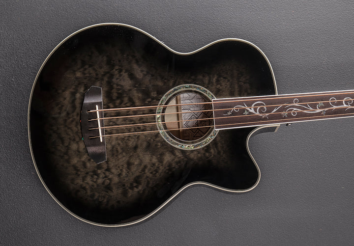 Dragonfly 4 Fretless Bass - Smoke Burst