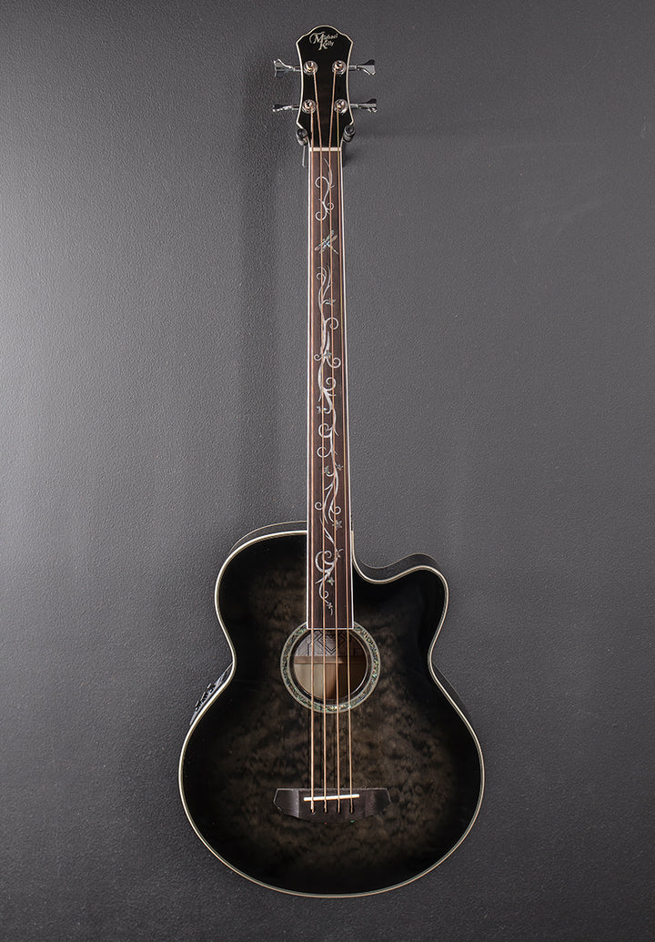 Dragonfly 4 Fretless Bass - Smoke Burst