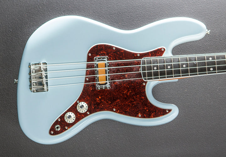 Gold Foil Jazz Bass - Sonic Blue