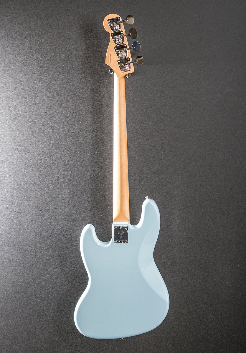Gold Foil Jazz Bass - Sonic Blue – Dave's Guitar Shop