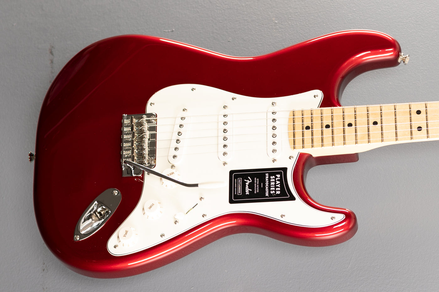 Player Stratocaster - Candy Apple Red