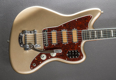 Gold Foil Jazzmaster - Shoreline Gold