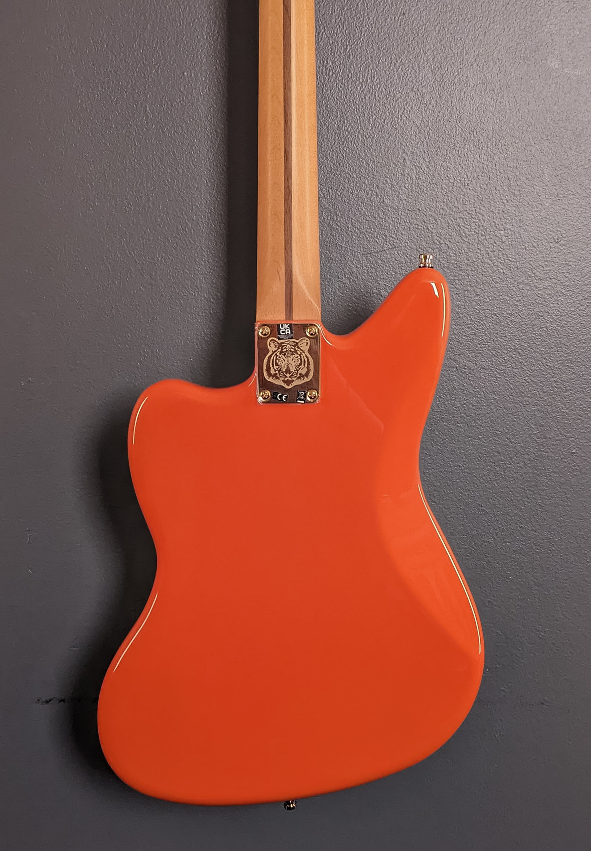 Limited Edition Mike Kerr Jaguar Bass - Tiger's Blood Orange