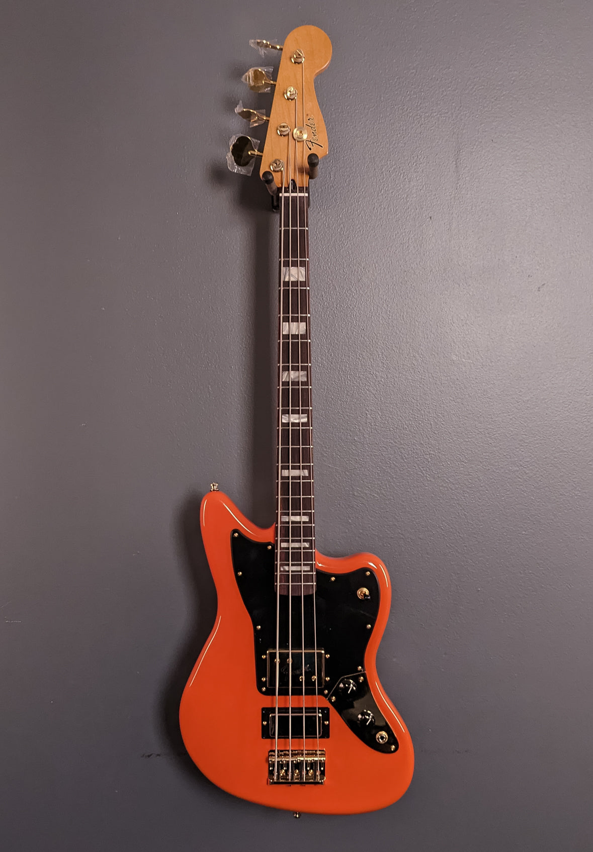 Limited Edition Mike Kerr Jaguar Bass - Tiger's Blood Orange