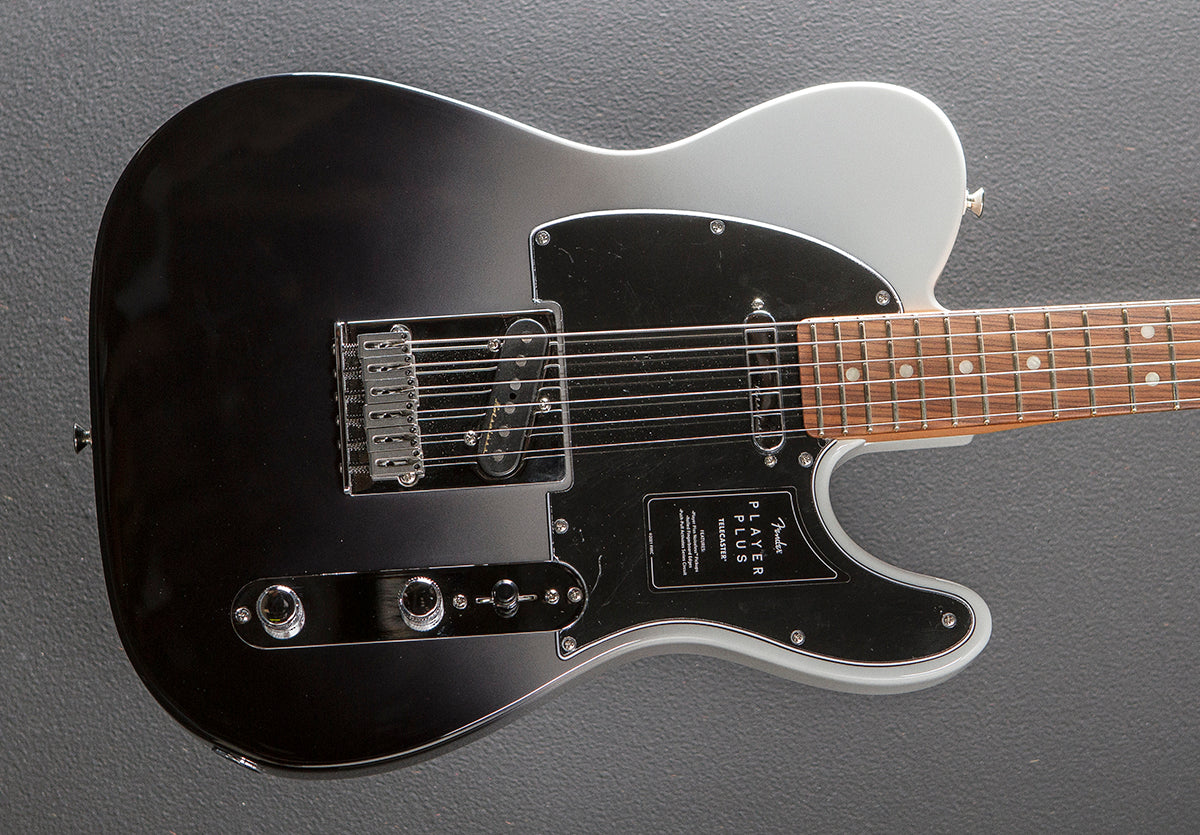 Player Plus Telecaster Silver Smoke w Pau Ferro