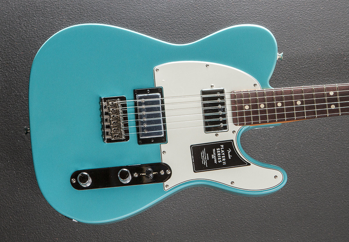 Player II Telecaster HH - Aquatone Blue w/Rosewood – Dave's