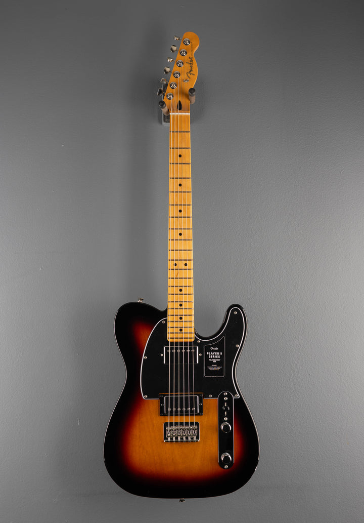 Player II Telecaster HH - 3 Color Sunburst w/Maple