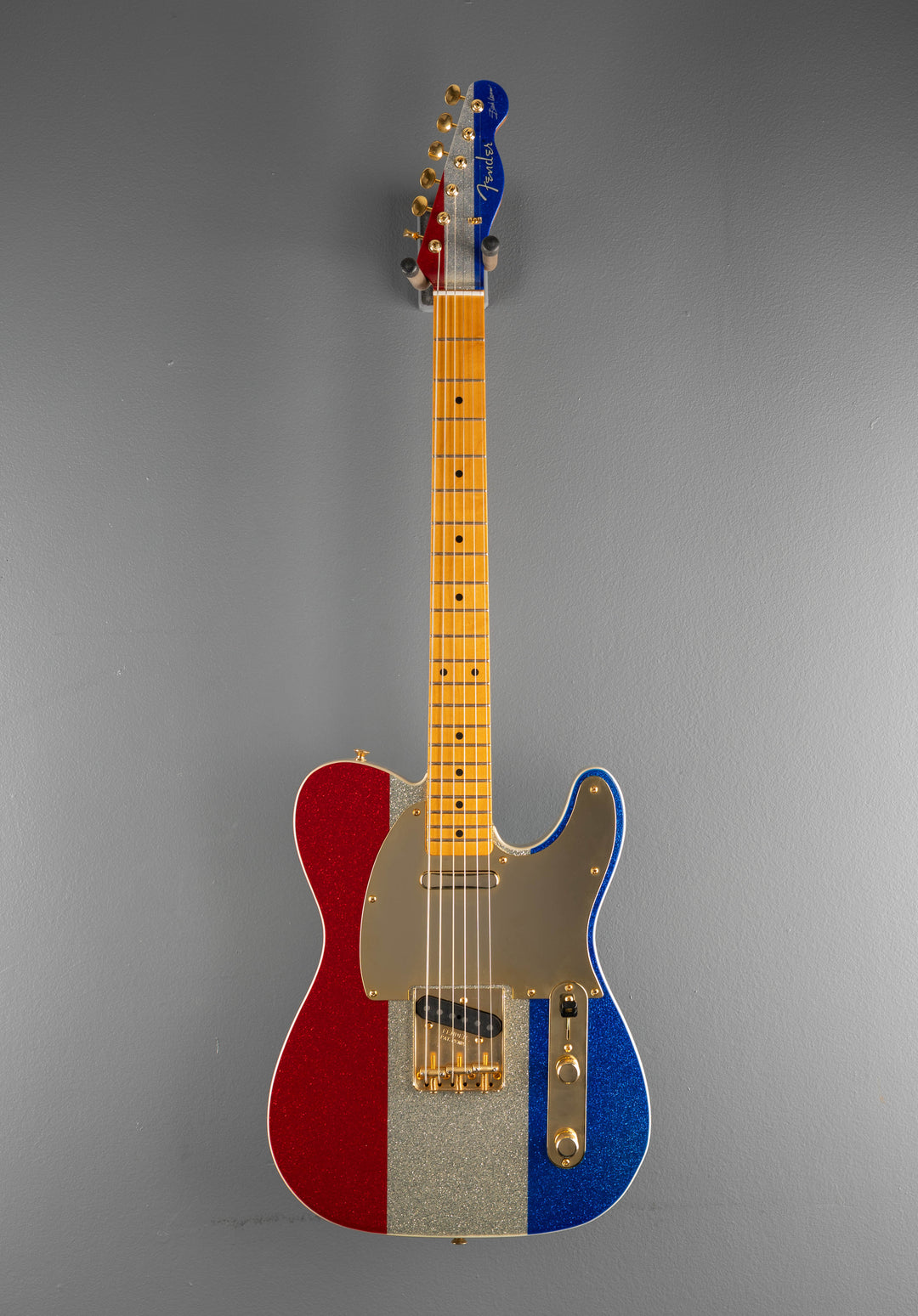 Buck Owens Telecaster - Red, Silver and Blue Sparkle