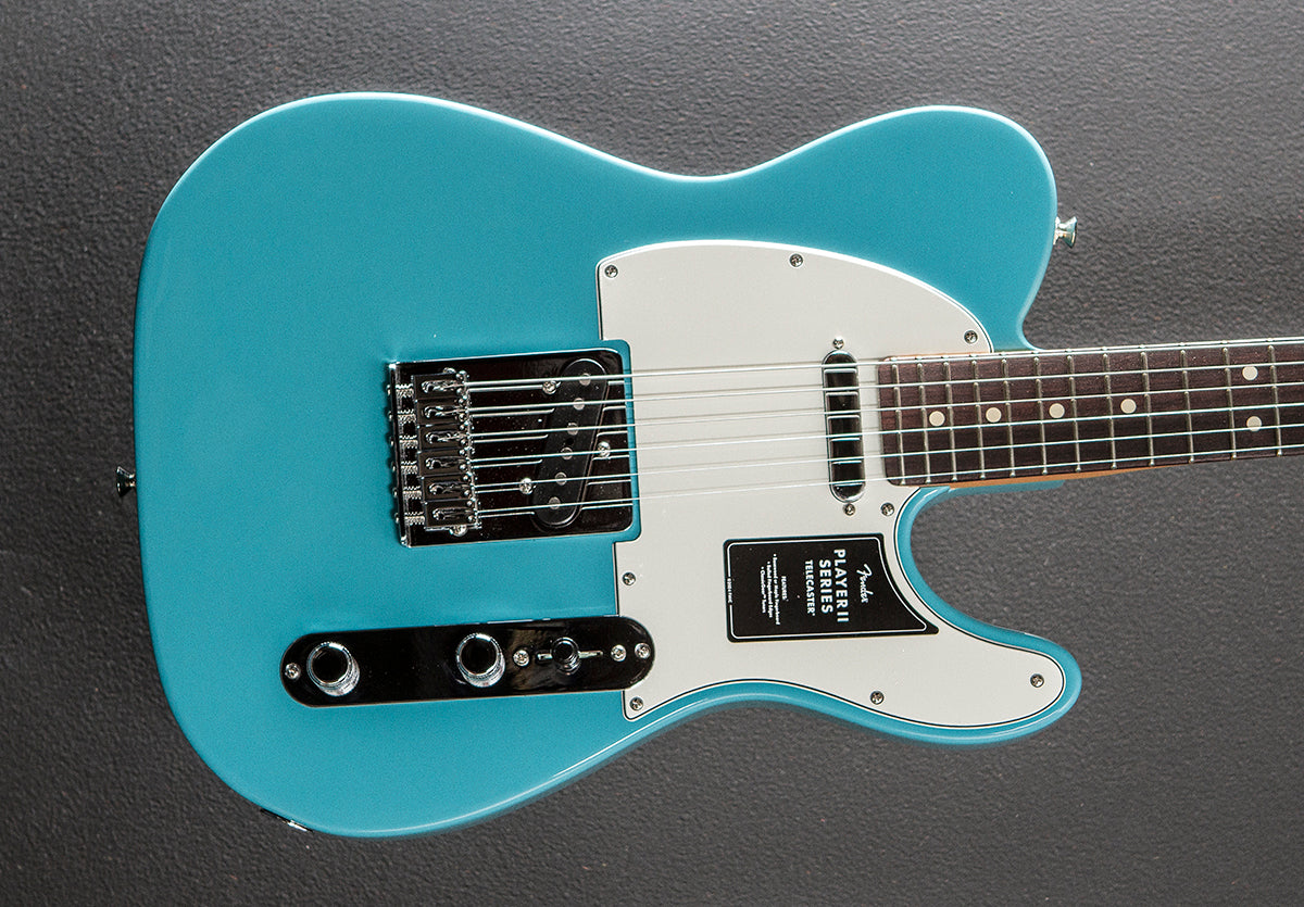 【pianovista】PlayerII Telecaster Player II Telecaster - Aquatone Blue w/Rosewood – Dave's Guitar Shop