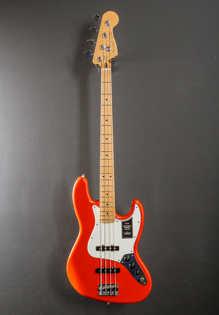 Player II Jazz Bass - Coral Red w/Maple
