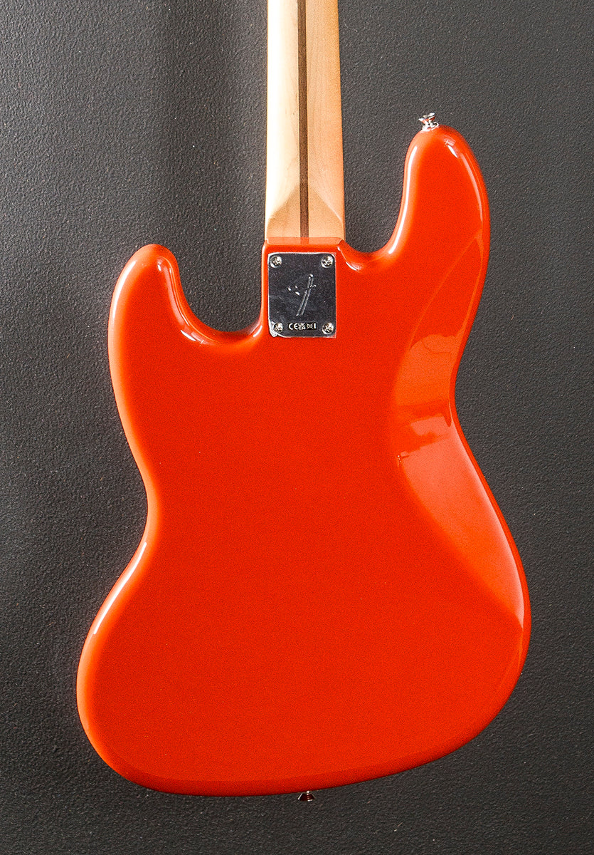 Player II Jazz Bass - Coral Red w/Maple