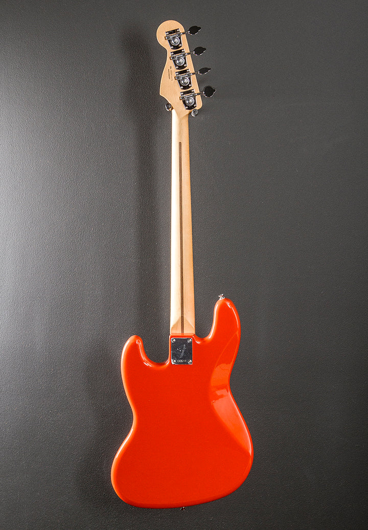 Player II Jazz Bass - Coral Red w/Maple