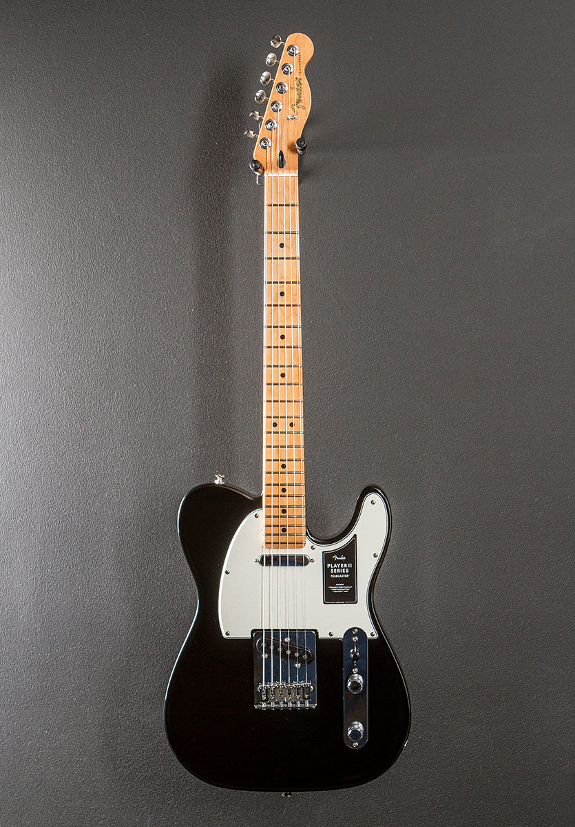 Player II Telecaster - Black w/Maple – Dave's Guitar Shop