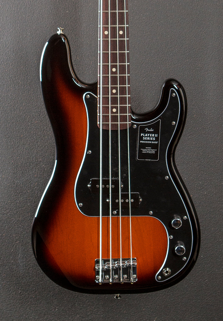 Player II Precision Bass - 3 Color Sunburst w/Rosewood