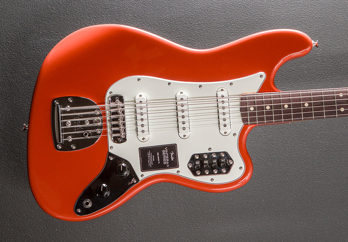 Vintera II 60's Bass VI - Fiesta Red – Dave's Guitar Shop