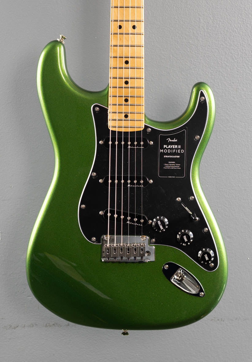 Player II Modified Stratocaster - Harvest Green Metallic