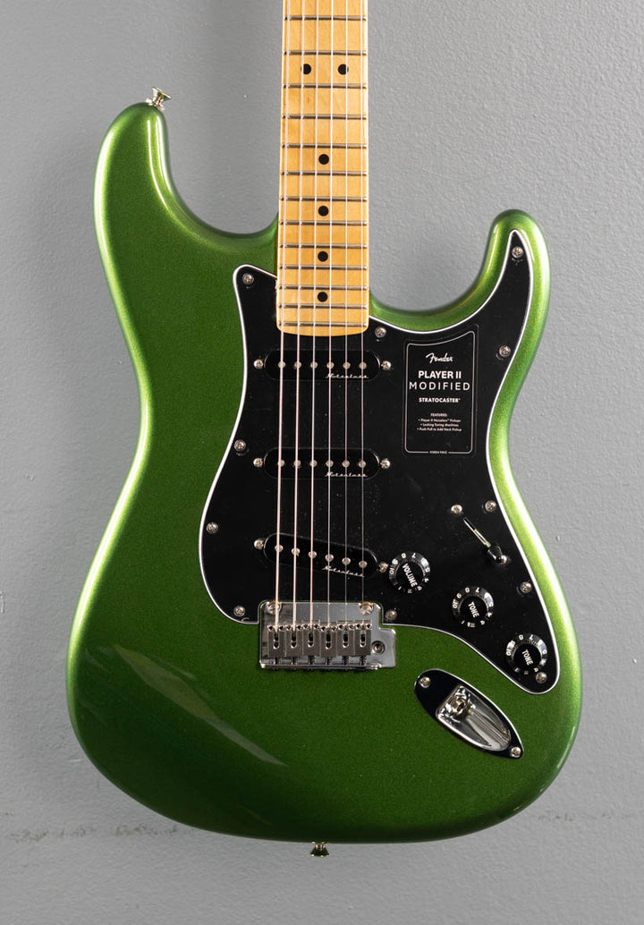 Player II Modified Stratocaster - Harvest Green Metallic