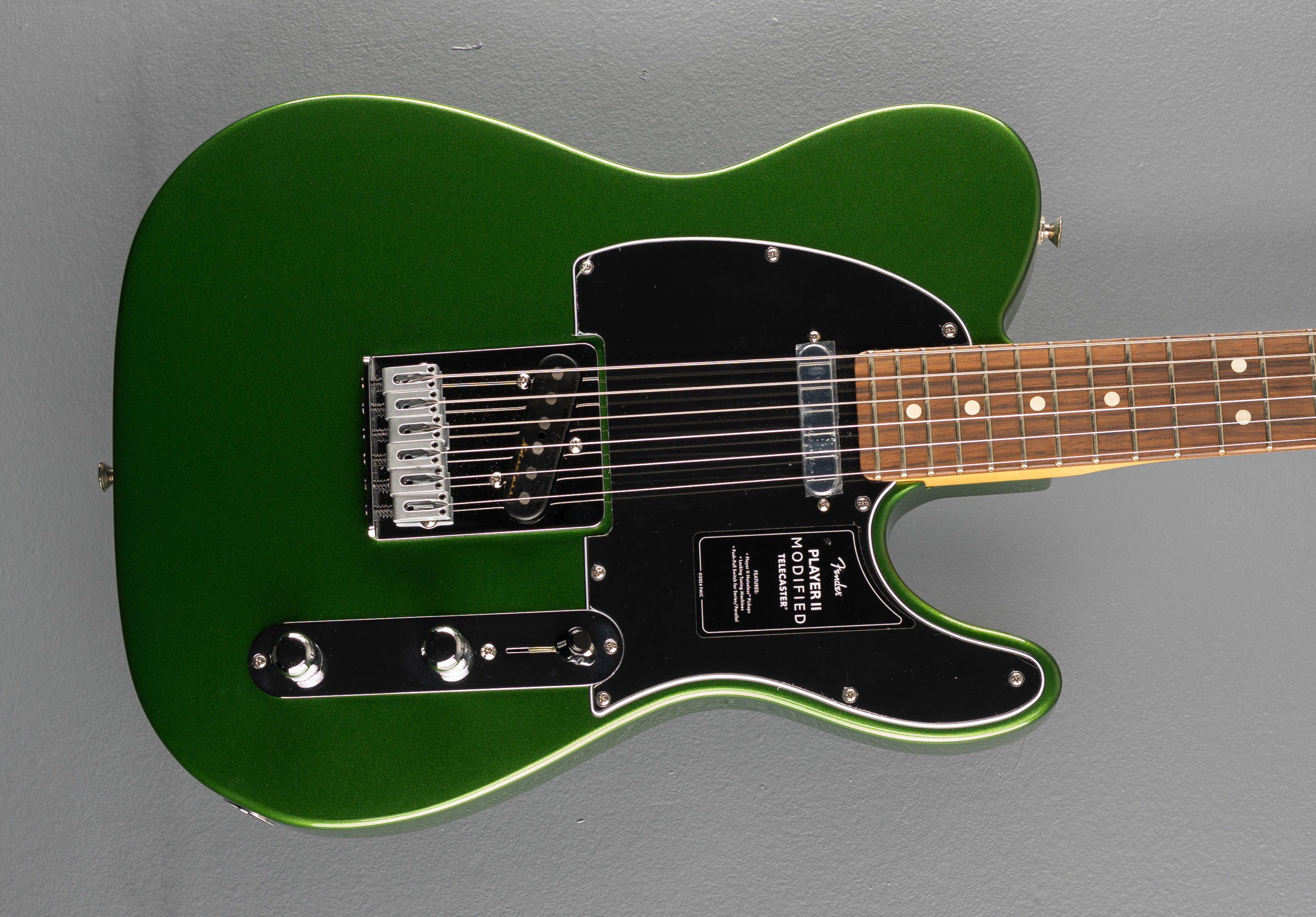 【5409】 Bacchus Telecaster model green Player II Modified Telecaster - Harvest Green Metallic – Dave's
