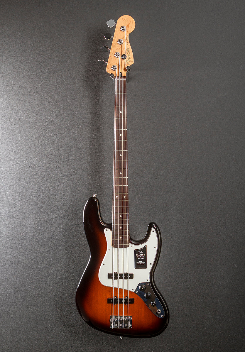 Player II Jazz Bass - 3 Color Sunburst w/Rosewood