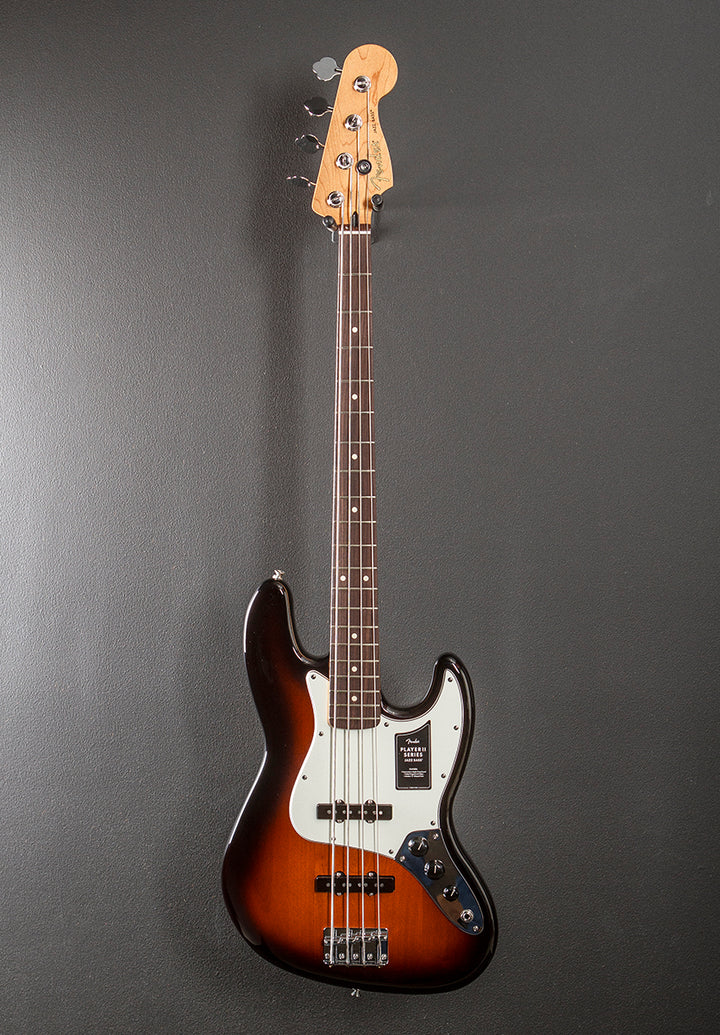 Player II Jazz Bass - 3 Color Sunburst w/Rosewood