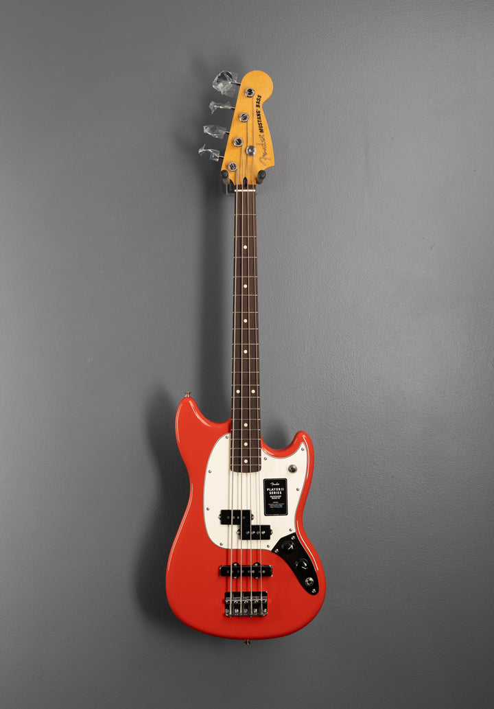 Player II Mustang Bass PJ - Coral Red w/Rosewood