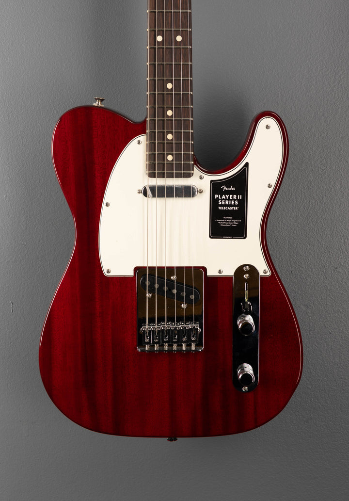 Player II Telecaster - Transparent Cherry