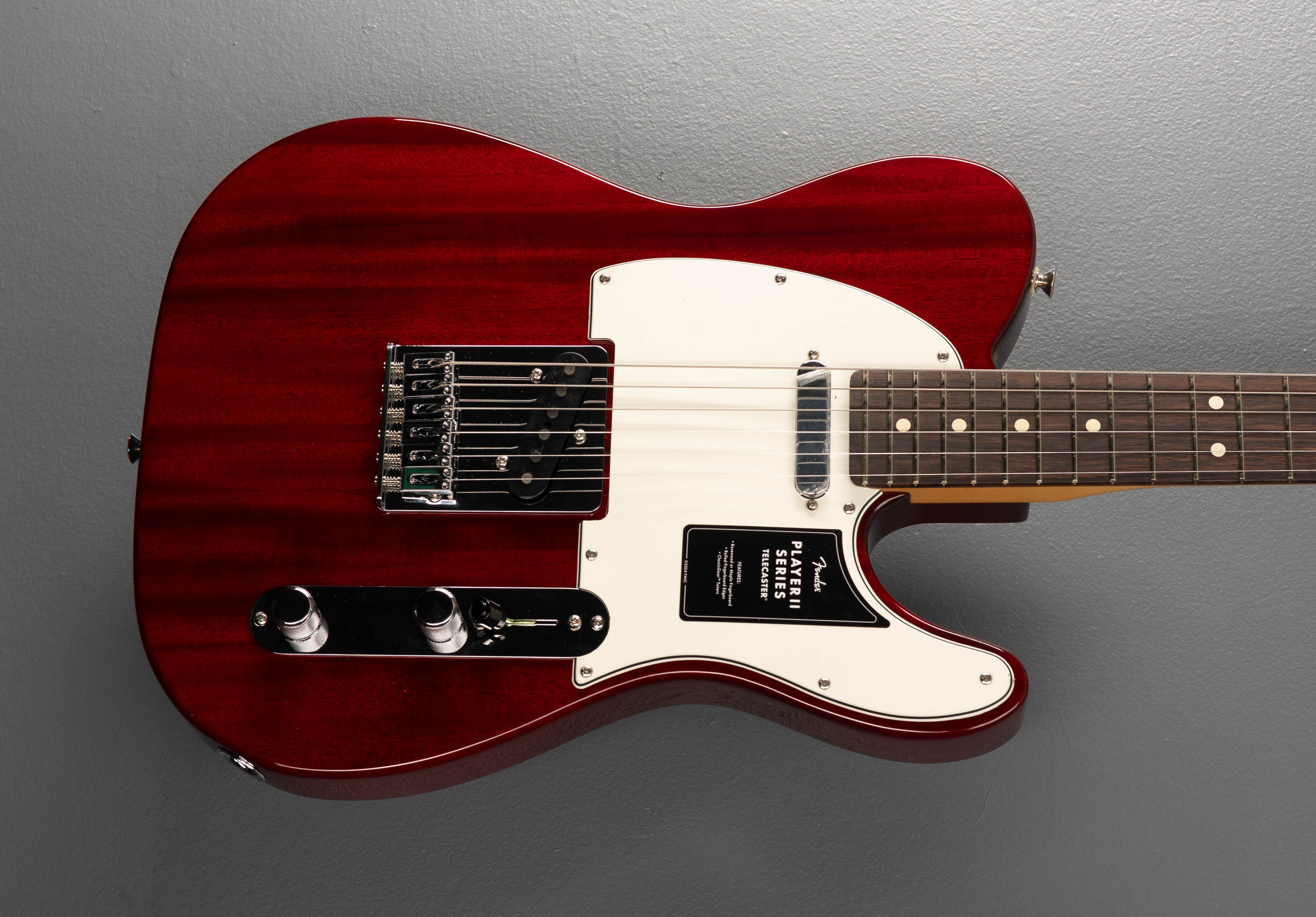 Player II Telecaster - Transparent Cherry – Dave's Guitar Shop