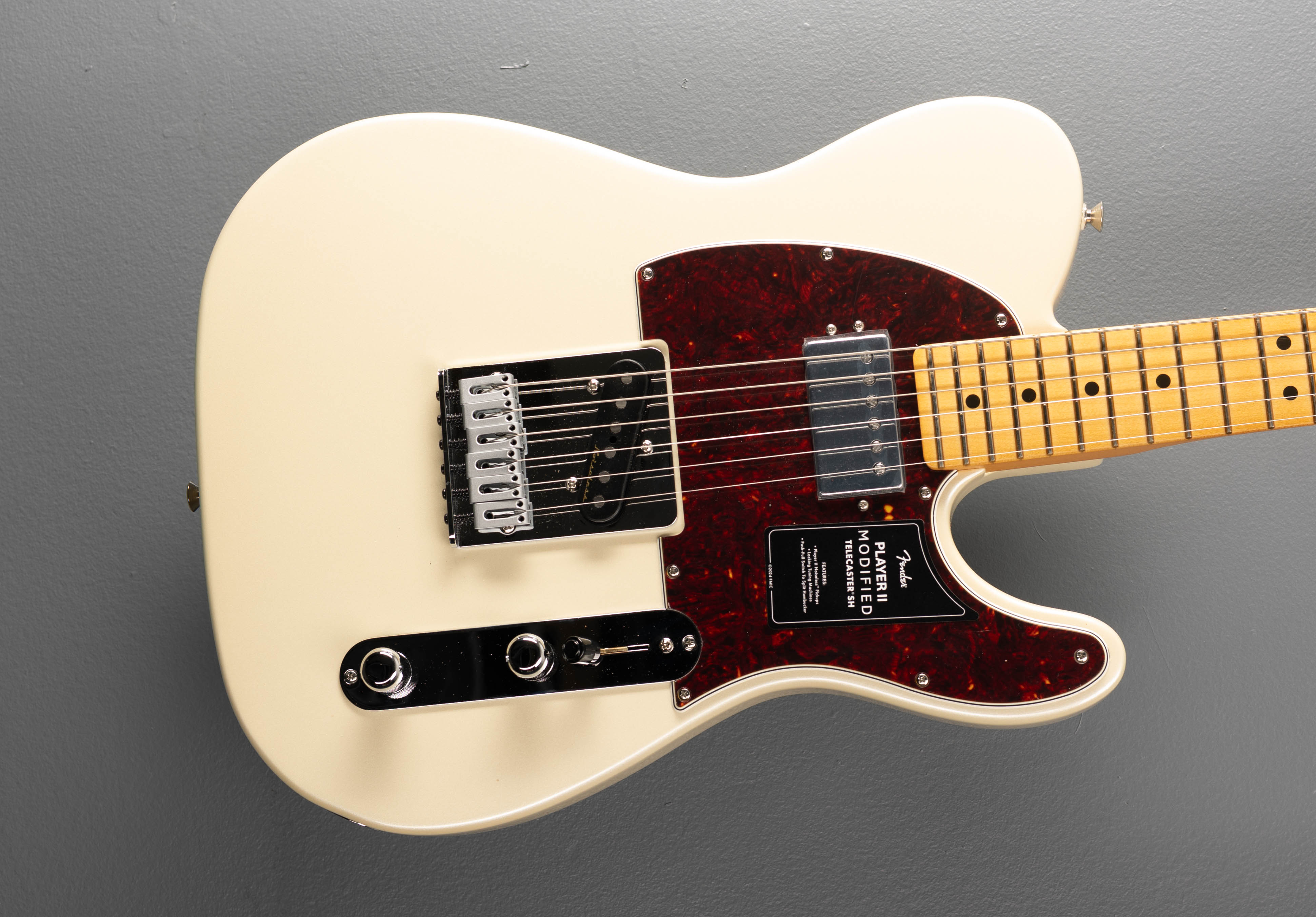 【pianovista】PlayerII Telecaster Player II Modified Telecaster SH - Olympic Pearl – Dave's Guitar Shop
