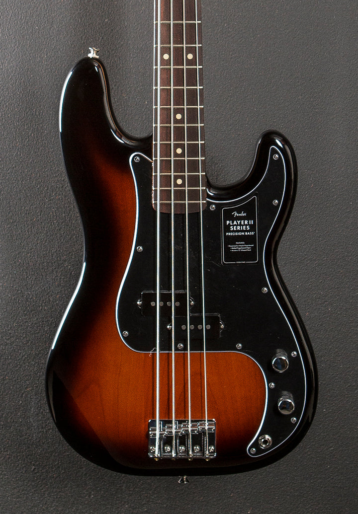 Player II Precision Bass - 3 Color Sunburst w/Rosewood