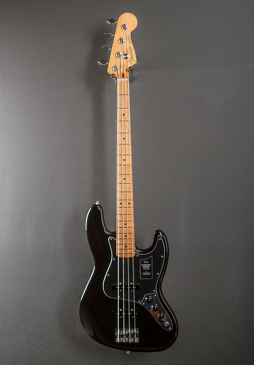 Player II Jazz Bass - Black w/Maple