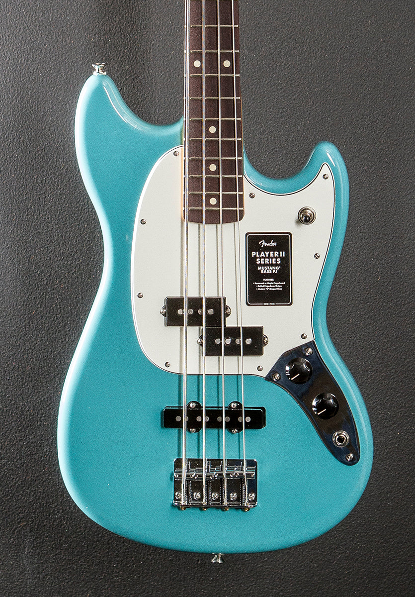 Player II Mustang Bass PJ - Aquatone Blue w/Rosewood
