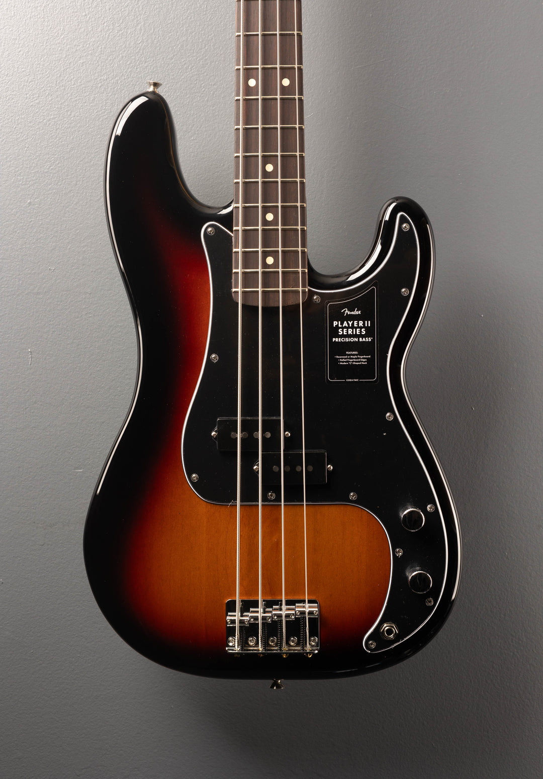 Player II Precision Bass - 3 Color Sunburst w/Rosewood