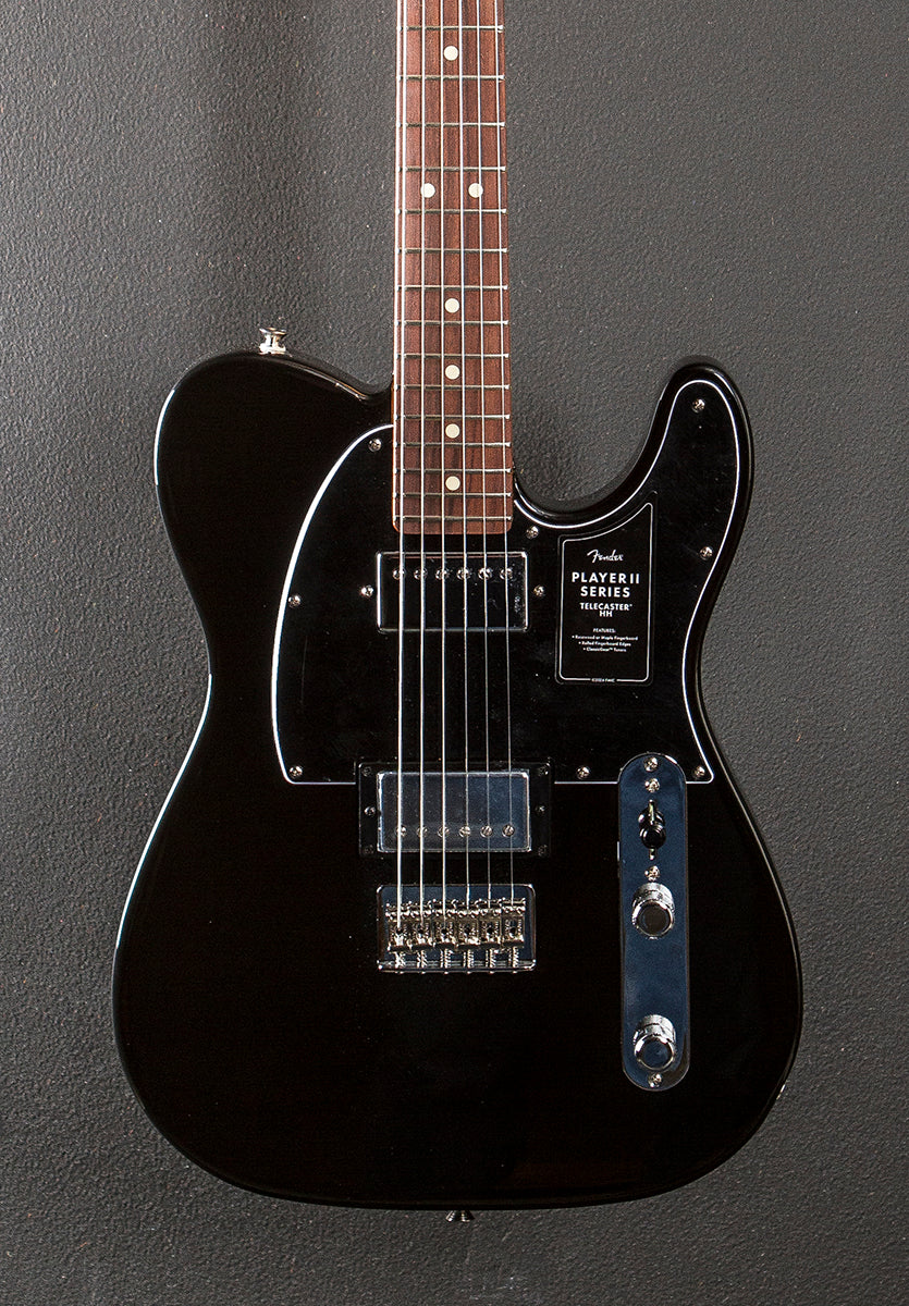 Player II Telecaster HH - Black w/Rosewood