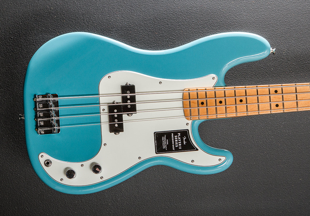 Player II Precision Bass - Aquatone Blue w/Maple – Dave's Guitar Shop