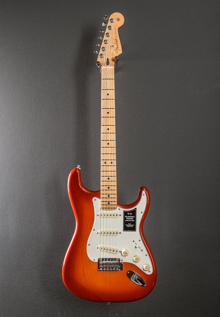 Player II Stratocaster - Aged Cherry Burst w/Maple