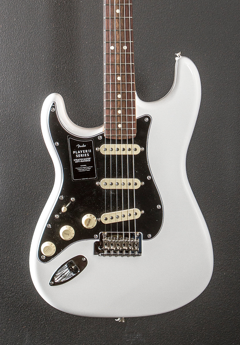 Player II Stratocaster Left Hand - Polar White w/Rosewood
