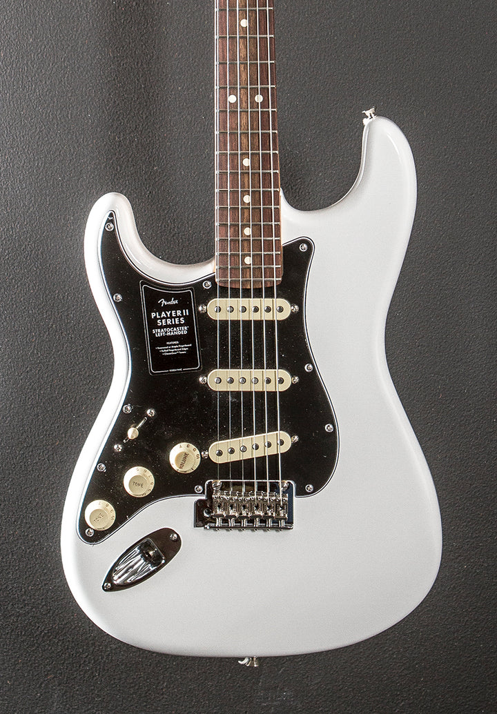 Player II Stratocaster Left Hand - Polar White w/Rosewood