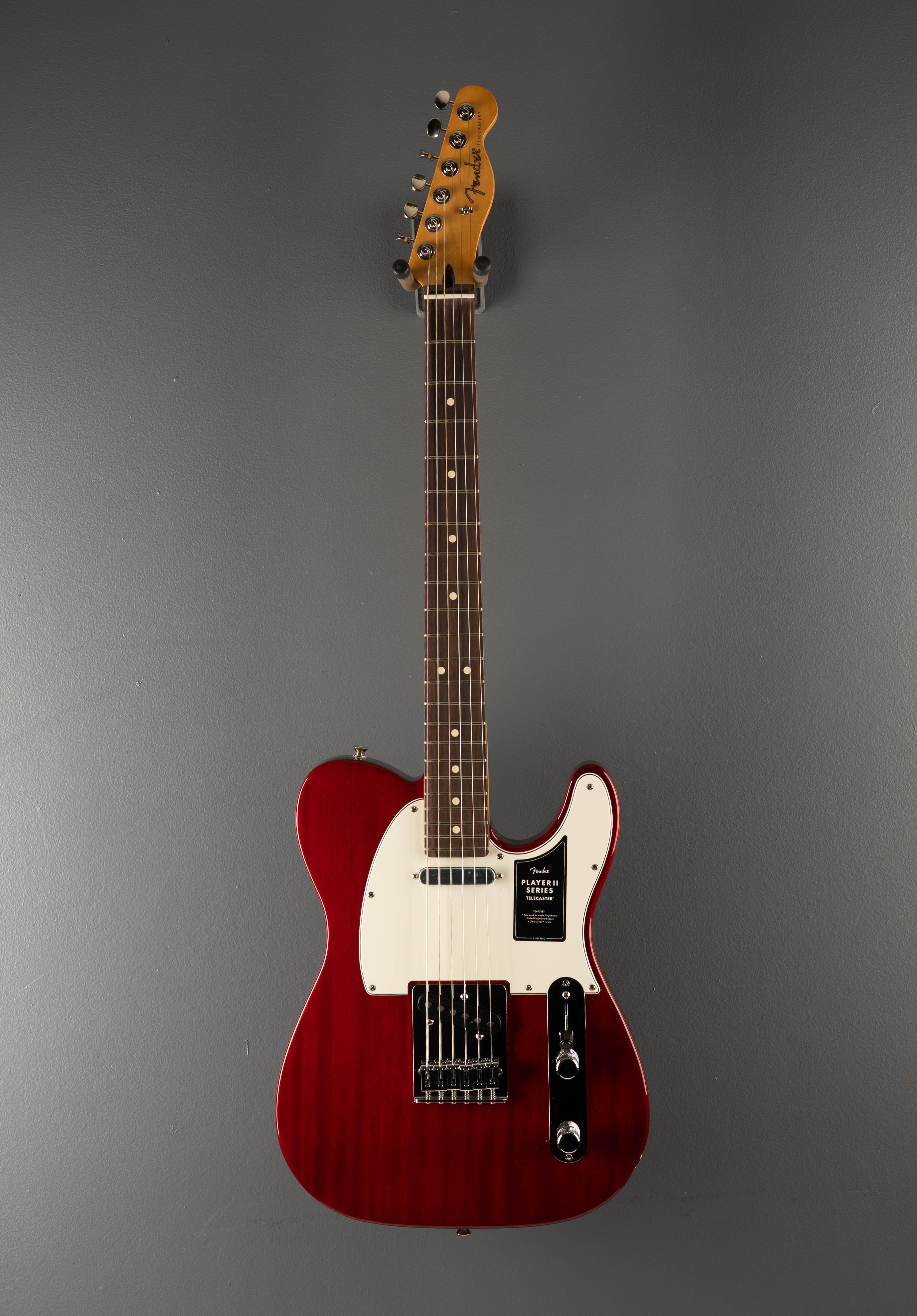 Player II Telecaster - Transparent Cherry – Dave's Guitar Shop