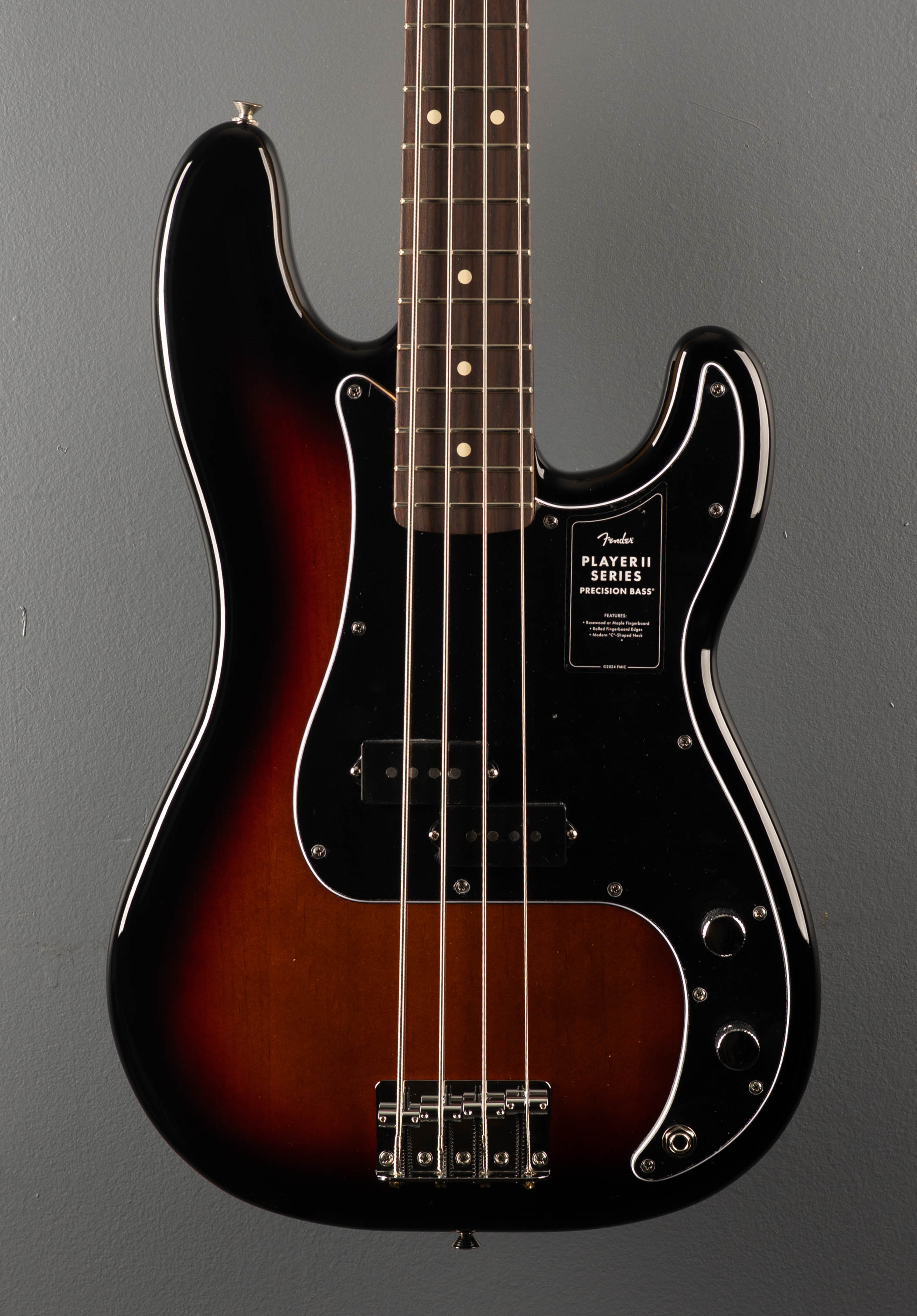 Player II Precision Bass - 3 Color Sunburst w/Rosewood – Dave's