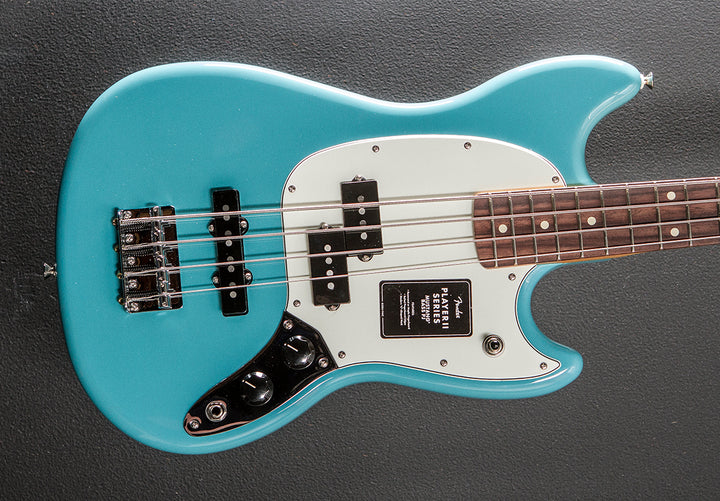 Player II Mustang Bass PJ - Aquatone Blue w/Rosewood