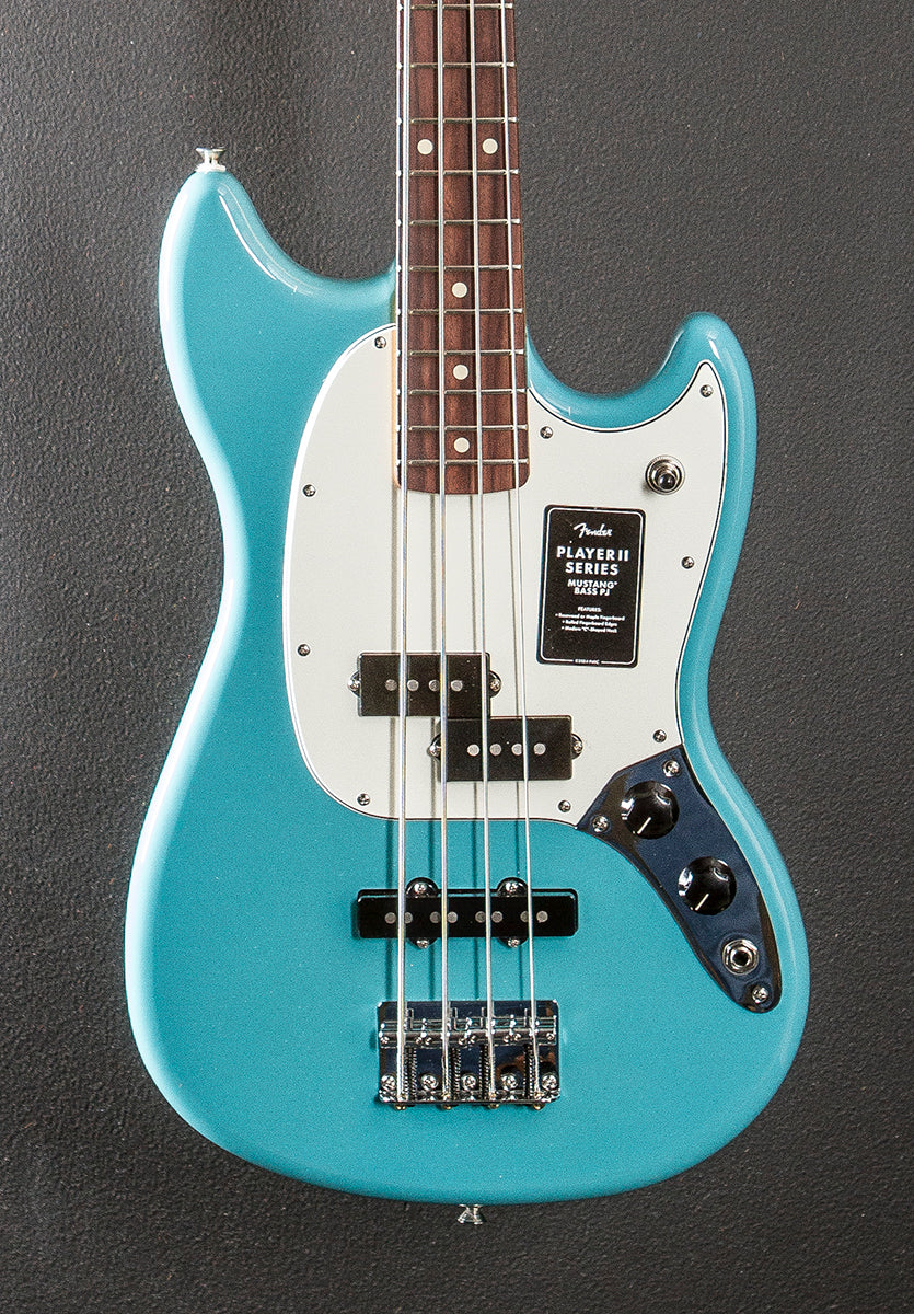 Player II Mustang Bass PJ - Aquatone Blue w/Rosewood