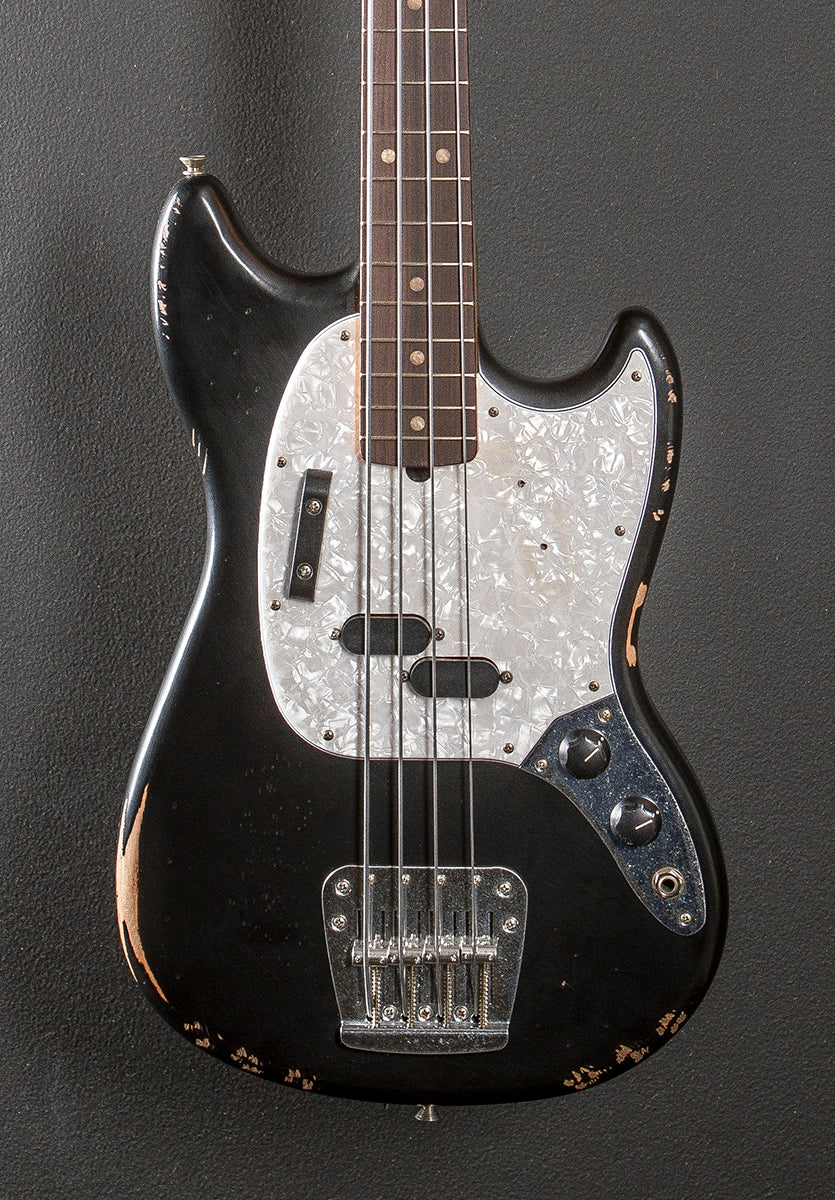 JMJ Road Worn Mustang Bass - Black – Dave's Guitar Shop