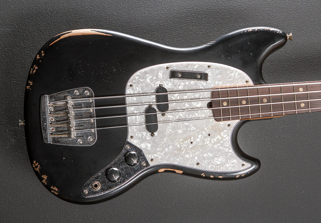 JMJ Road Worn Mustang Bass - Black – Dave's Guitar Shop