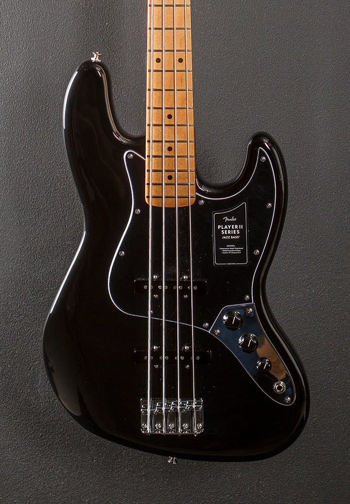 Player II Jazz Bass - Black w/Maple